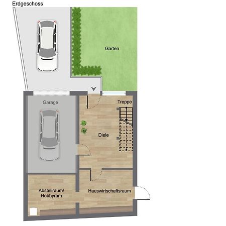 Bohnapartments - Town House Am Stadtpark - Gratis Parkplatz - Wlan Erfurt Eksteriør bilde
