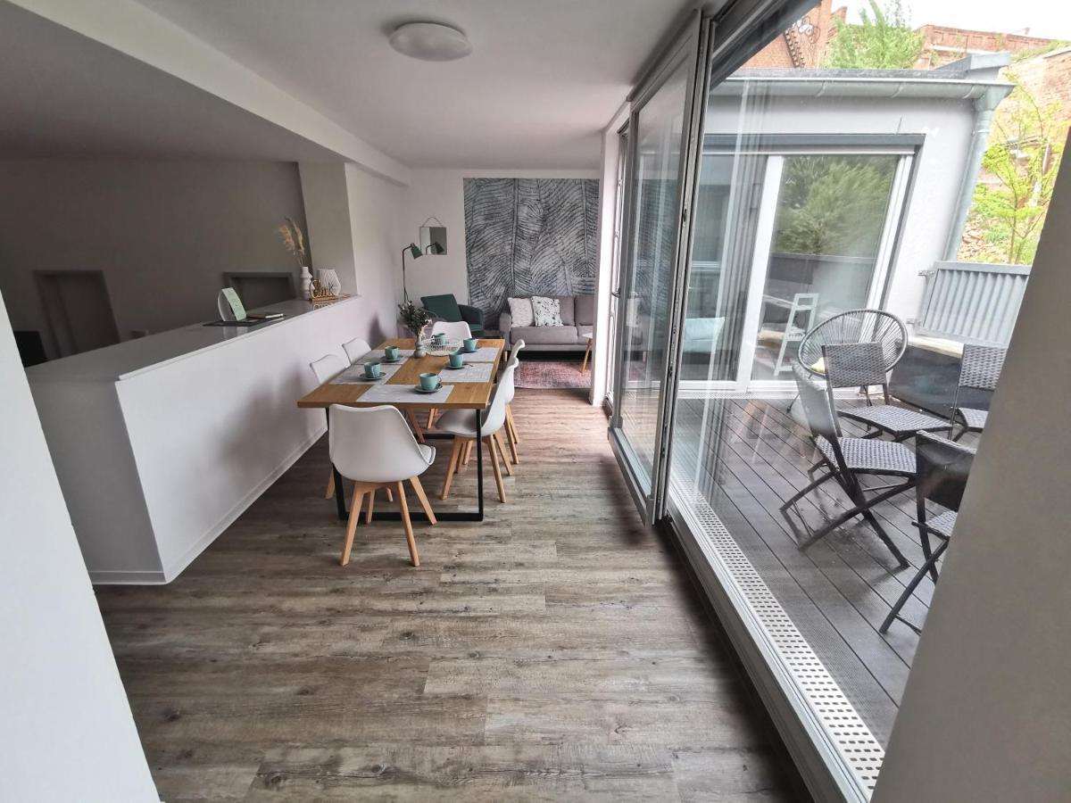 Bohnapartments - Town House Am Stadtpark - Gratis Parkplatz - Wlan Erfurt Eksteriør bilde